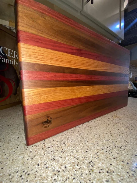 Maple coffee table with custom inlay