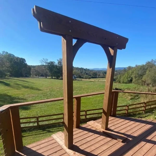 Custom garden planters and arbors