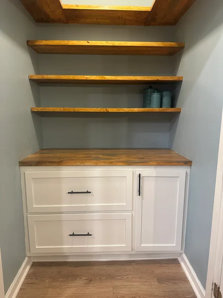 Custom home office built-ins